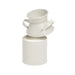 Pot à lait en métal couleur ivoire 125 ml - Ø 5 cm - H 10 cm - 6 unités