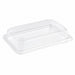 Couvercle PET transparent - 14,1 cm x 9,9 cm x 0,7 cm - 50 unités