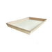 Plateau repas bois rectangulaire "Noa" 4,5 cm x 3 cm x 4 cm - 10 unités
