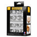 Coffret de 12 douilles à décor en copolyester transparent