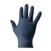 Gant nitrile Ambidextre noir 3,7g contre les produits chimiques dangereux et les micro-organismes A 24 cm x 9,5 cm - 100 unités