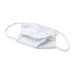 Masque en tissu coton réutilisable blanc - 22 cm x 12 cm
