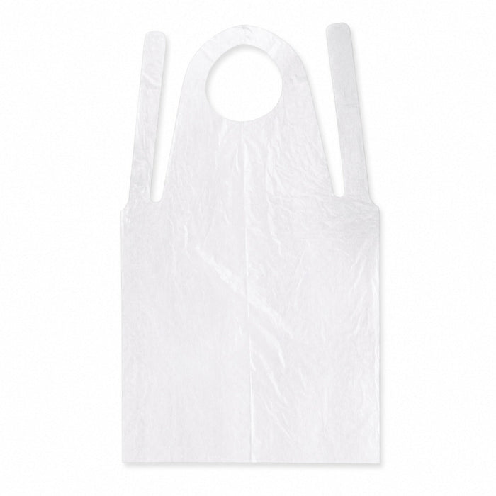 Tablier PE blanc  L700x1200 mm, 100pcs