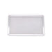 Grille à pizza rectangulaire aluminium à fond ajouré 30 cm x 20 cm H 1 cm - 12 unités