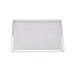 Grille à pizza rectangulaire aluminium à fond ajouré 40 cm x 28 cm H 1 cm - 12 unités