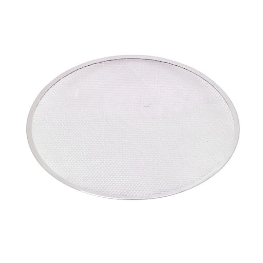 Grille à pizza ronde aluminium à fond ajouré Ø 50,8 cm H 0,4 cm - 12 unités