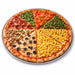 Plateau pour pizza en aluminium Ø 50,8 cm H 0,8 cm - 12 unités