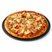 plateau/assiette noir pour pizza en aluminium anodisé Ø 22,8 cm H 0,8 cm - 12 unités