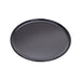 Plateau/assiette noir pour pizza en aluminium anodisé Ø 25,4 cm H 0,8 cm - 12 unités