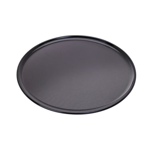 plateau/assiette noir pour pizza en aluminium anodisé Ø 30,5 cm H 0,8 cm - 12 unités