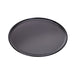 plateau/assiette noir pour pizza en aluminium anodisé Ø 30,5 cm H 0,8 cm - 12 unités