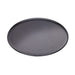 Plateau/assiette noir pour pizza en aluminium anodisé Ø 40,64 cm H 0,8 cm - 12 unités