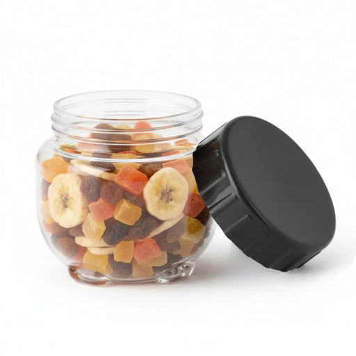 Bokolock 550 ml PET avec couvercle gris 10 cm x 9 cm - 36 unités