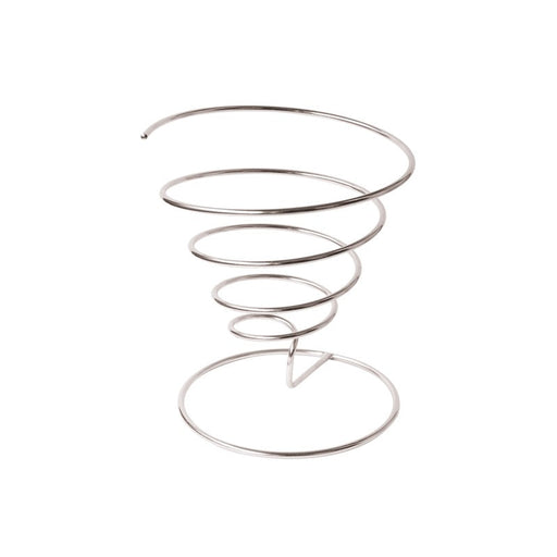 Support inox forme de cône spirale - Ø 13 cm - 6 unités