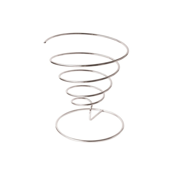 Support inox forme de cône spirale - Ø 13 cm - 6 unités