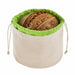 Panier à viennoiseries/pain en coton H 17 cm - 50 unités