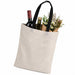 Tote bag with black handles - 38 cm x 45 cm - 100 pcs