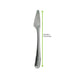 Couteau à laver 17,7 cm inox "Noxcut" - 50 unités