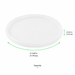 Couvercle en PP injecté transparent pour pot "Deli" - Ø 11,9 cm - 50 unités
