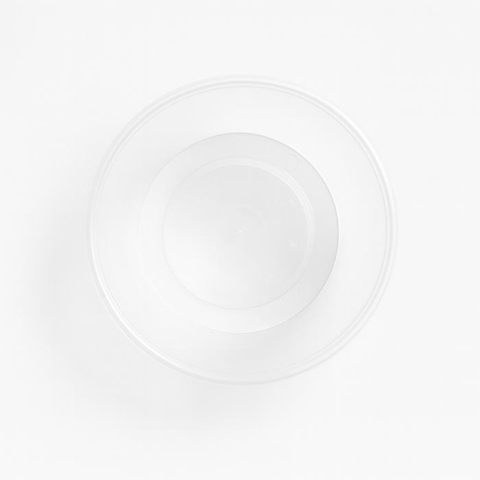 Couvercle en PP injecté transparent pour pot "Deli" - Ø 10 cm - Compatible avec 294DELIPP250 - 50 unités