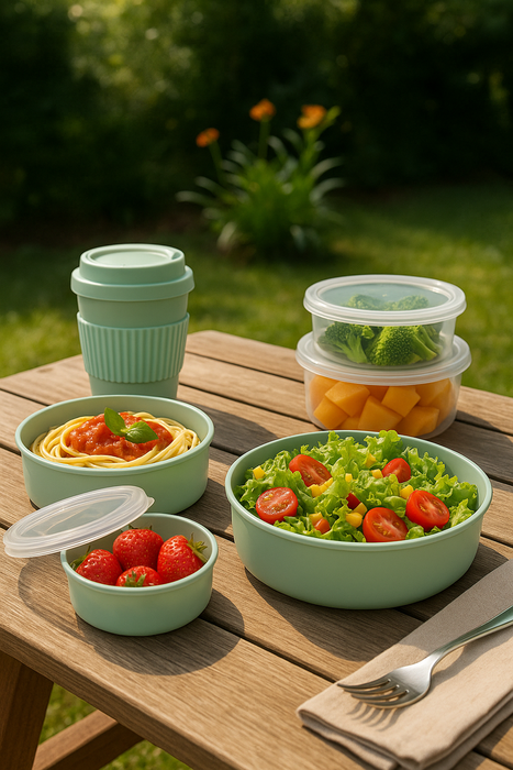 Pot "Deli" rond en PP injecté transparent - 300 ml - Ø 11,7 cm - H 4 cm - 50 unités