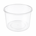 Pot "Deli" rond en PP injecté transparent - 480 ml - Ø 11,8 cm - H 6,3 cm - 50 unités