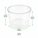 Pot "Deli" rond en PP injecté transparent - 600 ml - Ø 12,3 cm - H 7,5 cm - 50 unités
