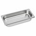 Bac GN inox 1/3 32,5 cm x 17,6 cm - H 4 cm - 6 unités