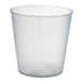 Verre Cupoly en plastique PP réemployable 300ml Ø 8,5 cm 62x H 8,5 cm - 18 unités