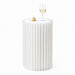 Table blanche illuminé et pliable avec plateau en acrylique H1 0 cm - 1 unité