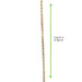 Bande lumineuse adhésive à piles - Ø 100 cm - 10 unités