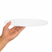 Plateau rond en acrylique transparent - Ø 30 cm - 10 unités