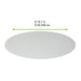 Plateau rond en acrylique transparent - Ø 30 cm - 10 unités