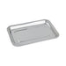 Plateau en acier inoxydable - 32 cm x 22 cm x 2 cm - 25 unités