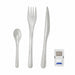 Kit couverts 23 cm en Inox 6/1 avec étui kraft - 250 unités