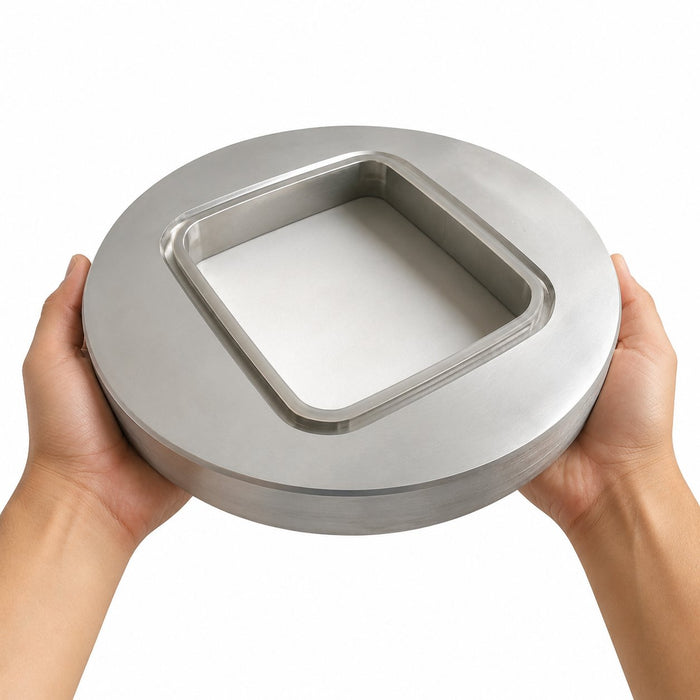 Opseal moule de scellage rectangulaire - 17,6 cm x 16,2 cm - en main