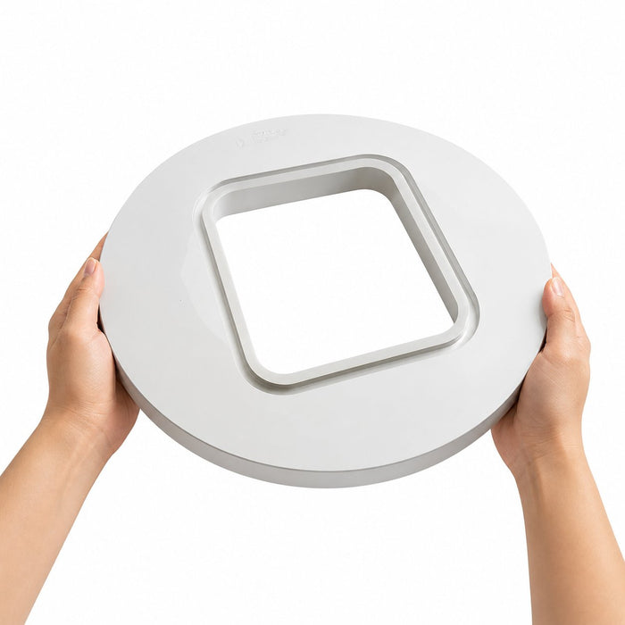 Opseal moule de scellage rectangulaire - 16 cm x 13 cm - en main