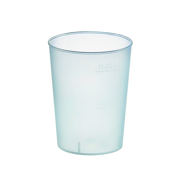 Verre PP réutilisable "Optimal" 50 ml - Ø 4 cm - H 5 cm - 50 unités