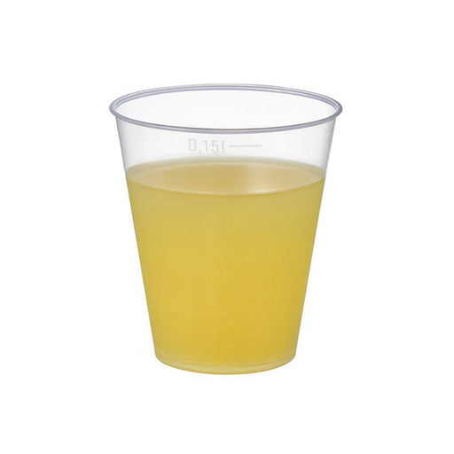 Verre PP réutilisable "Optimal" 165 ml - Ø 6,5 cm - H 7,5 cm - 40 unités