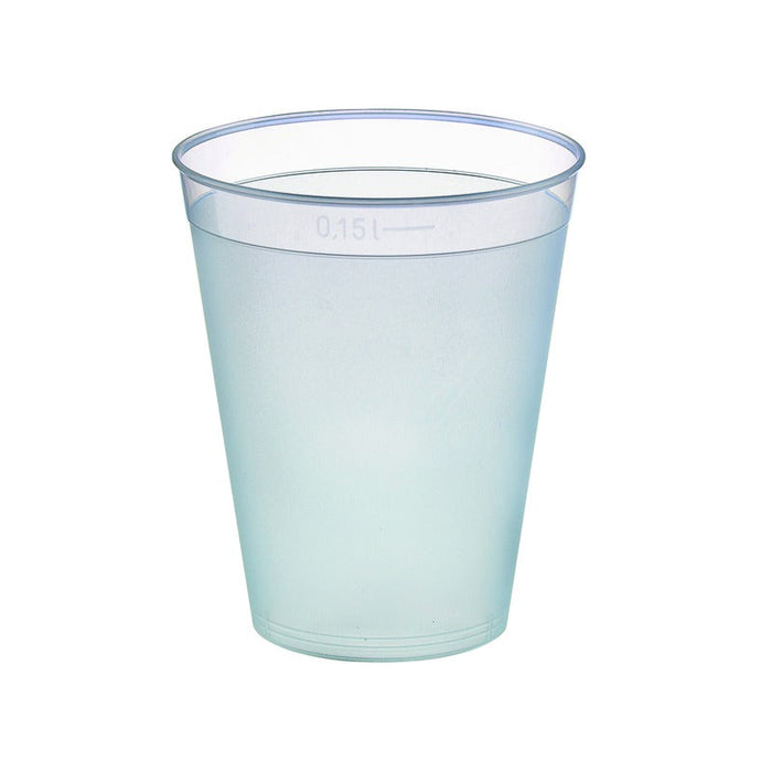 Verre PP réutilisable "Optimal" 165 ml - Ø 6,5 cm - H 7,5 cm - 40 unités