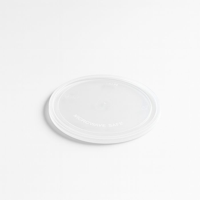 Couvercle en PP injecté transparent - Ø 14,8 cm - Compatible avec 294PCPP600, 294PCPP750, 294PCPP1000 - 50 unités