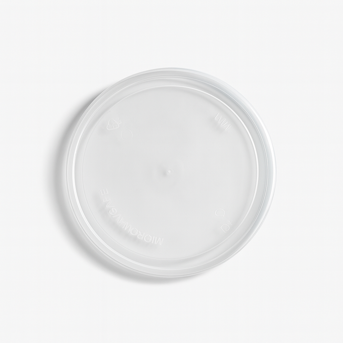 Couvercle en PP injecté transparent - Ø 14,8 cm - Compatible avec 294PCPP600, 294PCPP750, 294PCPP1000 - 50 unités