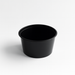 Saladier rond "Buckaty" en PP injecté noir - 1000 ml - Ø 14,5 cm - H 8,1 cm - 50 unités