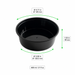 Saladier rond "Buckaty" en PP injecté noir - 600 ml - Ø 14,5 cm - H 4,9 cm - 50 unités