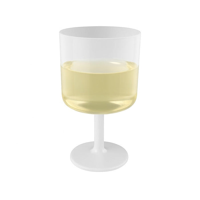 Verre à vin Cupoly en plastique PP réutilisable Ø 7,4 cm 65x H 12,1 cm - 12 unités