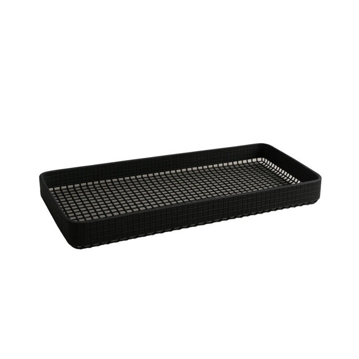 Tapis grillagé en silicone avec bordure pour BBQ 27,9 cm x 14 cm H 1,3 cm - 2 unités