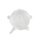 Couvercle silicone translucide - Ø 8,4 cm - 50 unités