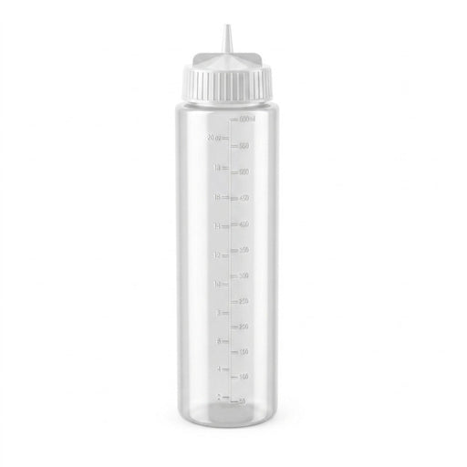 Squeezer souple transparent 1 embout, plastique BPA free H 18,5 cm 230ml - 6 unités