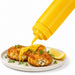 Squeezer souple jaune 1 embout, plastique BPA free H 19,5 cm 350ml - 6 unités
