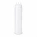 Squeezer souple transparent 3 embouts, plastique BPA free H 26 cm 630ml - 6 unités